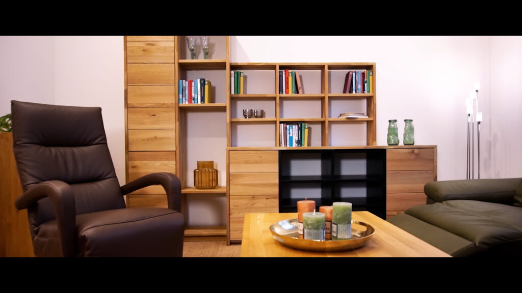 Styled living room